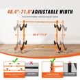 thumbnail image 2 of KFFKFF Support de Rangement pour Kayak Indépendant, Accueille 4 Canots Kayak et Planche à Pagaie, Support de Kayak en Acier Robuste avec Bras Coussinés et Largeur Modifiable, Capacité Maximale 220 Lb, 2 of 9