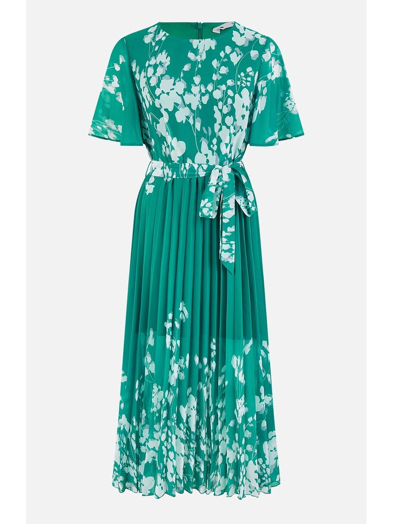 green yumi dress Yumi Green Velvet Wrap Midi Dress With Contrast Hemline Envy Boutique