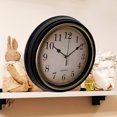 thumbnail image 3 of Wall Clock Vintage Style Silent Non-Ticking Rustic Round Wall Hanging Clock No Battery, 3 of 7