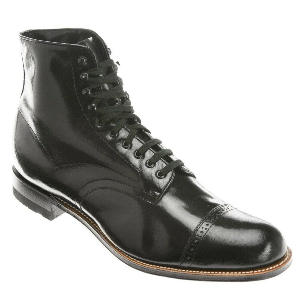 Stacy Adams - Stacy Adams Men's Madison Boot High Top Biscuit Black 00015-01 Wide - Walmart.com 