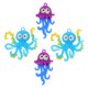 thumbnail image 5 of AURARMLET 4Pcs Durable Floating Octopus Figurine Aquarium Ornament Assorted Tank, 5 of 8