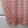 thumbnail image 2 of No. 918 Parkham Farmhouse Plaid Semi-Sheer Rod Pocket Kitchen Curtain Valance and Tier Set, 54" x 24", 2 of 8