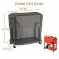 Cooler Cart Cover Fits Most 80 Rolling Cooler Cart Cover Outdoor
