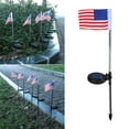 thumbnail image 3 of HOMOBABE Garden Flag Light Solar Powered Usa Flag 2Pcs Stainless Steel for Homeowners Night Use, 3 of 6