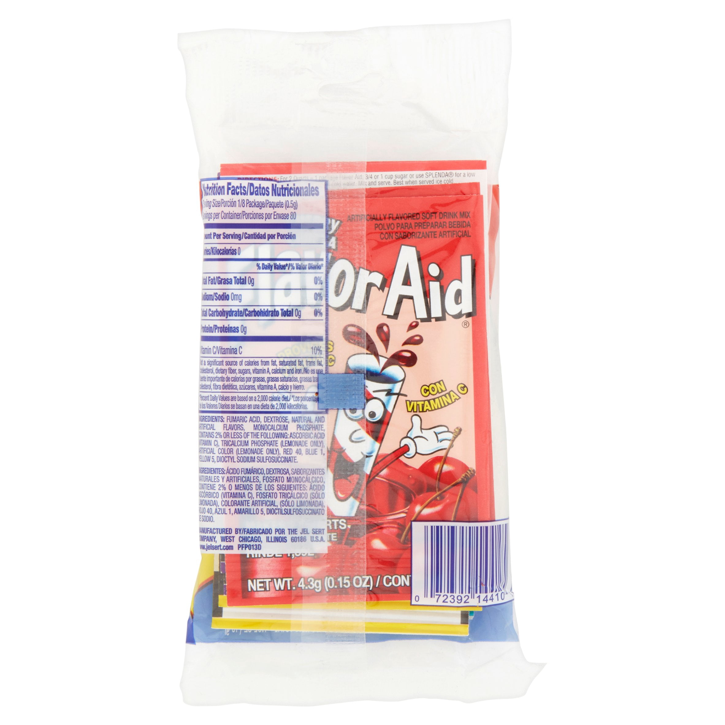 Jel Sert Flavor Aid Assorted Flavors Drink Mix, 1.52 Oz., 10 Packet