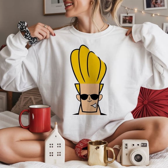 Johnny Bravo Fictional Musican Band Character Fan Cool Sweatshirt Sizes S-5XL, Art Print JSC - Art Print JSC