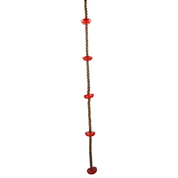 Swing Set Stuff Inc. Climbing Rope with Steps Red