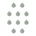 thumbnail image 3 of Naiovety Cubierta de filtro de fregadero de agua para baño de cocina de Hotel de oficina, recogedor de pelo reutilizable, colador de bañera, Verde 10piezas, 3 of 6
