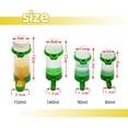 thumbnail image 2 of Paquete de 2 dispensador automático de comedero para pájaros, botella de agua para pájaros, contenedor de bebedero, Clip para colgar en jaula de pájaros para loros, 60/150 Ml Ormromra WRJM-90-2, 2 of 6
