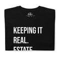 thumbnail image 3 of Keeping it real. estate. shirt gift to realtor, gift for real estate agent realtor gift Unisex T-Shirt, 3 of 4