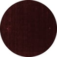 thumbnail image 1 of Ahgly Company Indoor Round Abstract Red Contemporary Area Rugs, 3' Round, 1 of 4