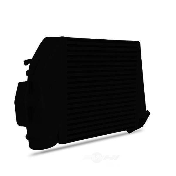 Mishimoto Automotive MMTMIC-WRX-08BKBK Top-Mount Intercooler, Black Cooler Black Hoses, fits Subaru