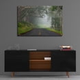 thumbnail image 4 of Epic Art 'Foggy Road near Dillon Beach' by Mike Jones, Acrylic Glass Wall Art, 36"x24", 4 of 8