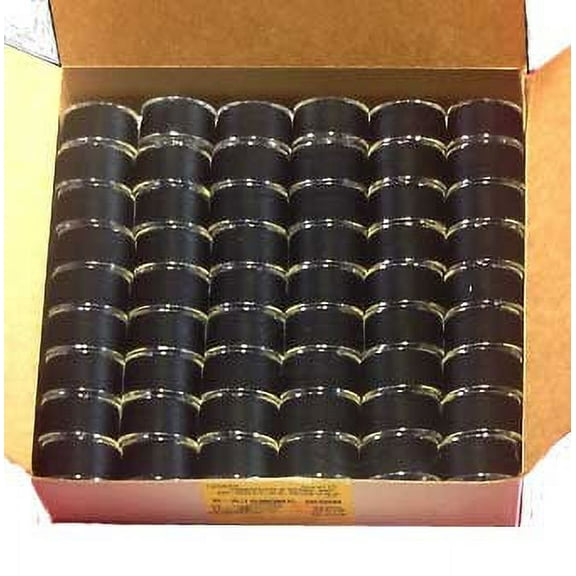 Janome 108 Pre-wound Embroidery Thread Bobbins Black