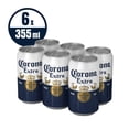 thumbnail image 1 of Cerveza clara Corona Extra 6  latas de 355 ml c/u, 1 of 4