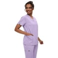 thumbnail image 3 of Scrub for Women Scrubs Top with Classic V-Neck Jogger Pants Medical Nursing Uniform Scrub Set Lavender XS, 3 of 8