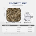 thumbnail image 3 of Balery Leopard Print Parasol para parabrisas de coche de 2 piezas | Parasol plegable para parabrisas delantero de coche para la mayoría de sedanes-Medium, 3 of 6