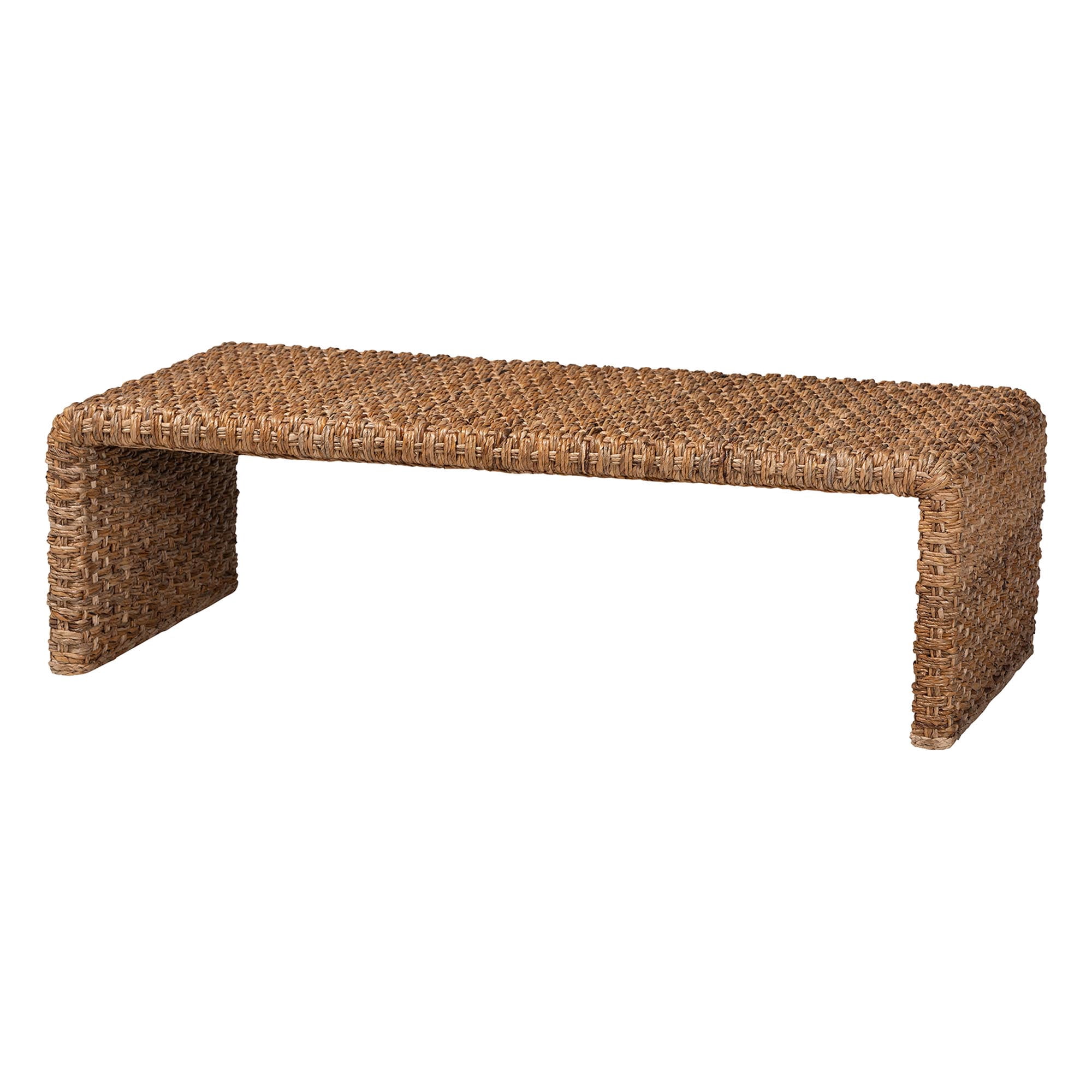 bali & pari Alda Boho Coffee Table, Natural Brown