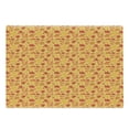 thumbnail image 1 of Autumn Cutting Board, Warm Seasonal Tones Maple Leaves Illustration with Fragments Print Design, Decorative Tempered Glass Cutting and Serving Board, in 3 Sizes, by Ambesonne, 1 of 2