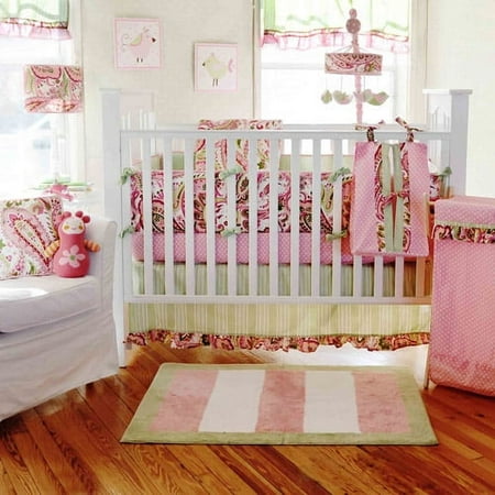 My Baby Sam Paisley Splash Crib Set, 3pc