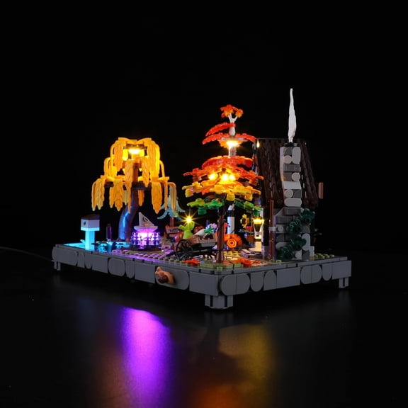 LED Light for Lego-11372 Icons Autumn Cottage Garden Building Blocks Model (Building Set NOT Included)