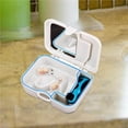 thumbnail image 3 of False Teeth Storage Box Denture Denture Storage Box Case Storage Box Case with Mirror and Clean Brush Dental Appliance Net Container, 3 of 8