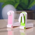 thumbnail image 3 of Mini ventilador portátil de mano YONGSHENG recargable USB rosa 2 velocidades, 3 of 5