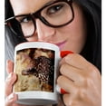 thumbnail image 2 of 3drose, Spotted Moray Eel Off Bonaire, N.a., 11oz Two-tone Red Mug, 2 of 6