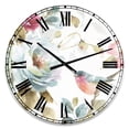 thumbnail image 1 of Designart 'Beautiful Bird Romance I Traditional Wall Clock, 1 of 4