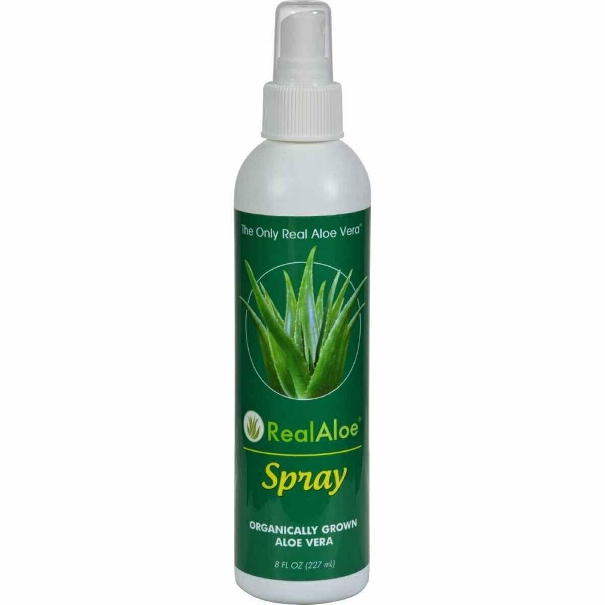 Real Aloe Vera Moisturizing Skin Care Spray, Sun Protection, 8 Oz, 3-Pack