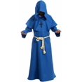 thumbnail image 1 of Albornoz de sacerdote, fraile medieval, capucha, monje renacentista, disfraz de monje con capucha, 1 of 5