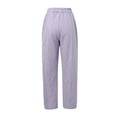 thumbnail image 4 of WILLBEST Pantalones Casuales para Mujer: Pantalones Holgados de Cintura Alta con Bolsillos y Cordones, con Diseño de Patchwork a Rayas, para Uso Diario y Relax. Chica, 4 of 4