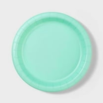 20ct 8.5" Disposable Dinner Plates Teal