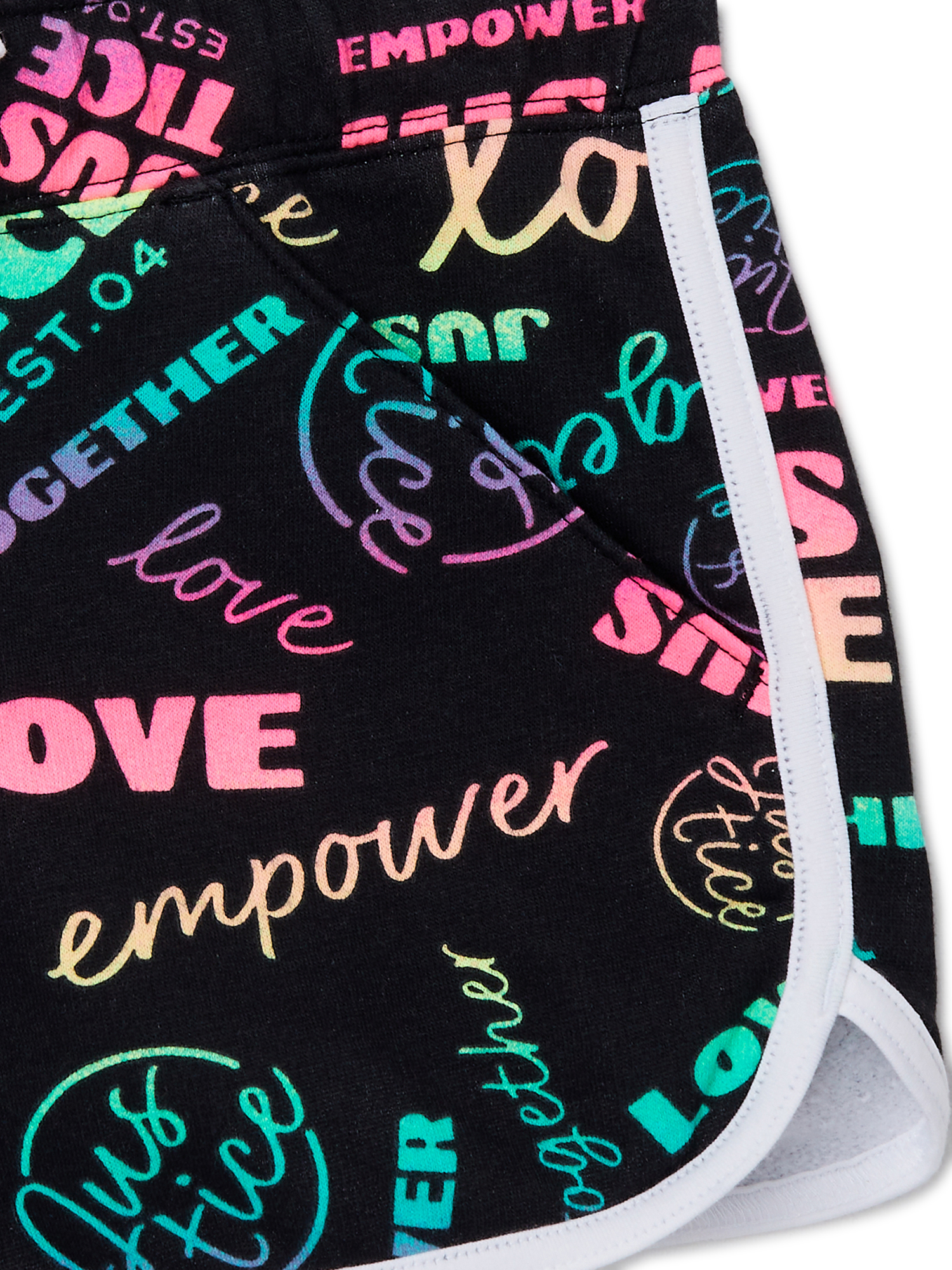 Justice Girls Printed Dolphin Shorts, Sizes 4-18 & Plus