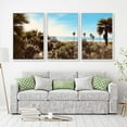 thumbnail image 2 of IDEA4WALL 3 Piece Canvas Wall Art Tropical Palm Trees Canvas Prints Framed Wall Art Decor, 2 of 4