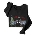 thumbnail image 3 of Donk The Halls Christmas Sweatshirts for Women 2025 Long Sleeve Crewneck Funny Donkey Graphic Sweatshirt Pullover Tops, 3 of 8