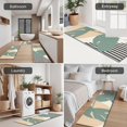 thumbnail image 5 of Green Boho Geometric and Plant Pattern Kitchen Rugs Sets Of 3,Kitchen Runner Rugs Non Skid Washable,Decorative Kitchen Floor Mats for Kitchen,Sink,Laundry,17"x30"+ 17"x47" + 17"x59", 5 of 6