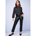 thumbnail image 5 of Jessica London Women's Plus Size Faux Leather Pant, 5 of 5