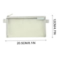 thumbnail image 2 of JingChun Transparent Nylon Mesh Cosmetic Bags with Zipper, Clear Makeup Bags, Portable Travel Toiletry Pouch, Organizer, Pencil Case, 2 of 3