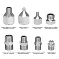 thumbnail image 4 of 8 Pieces Airbrush Flexible Adapter Fitting Connector Set for Compressor and Airbrush Hose, 4 of 8