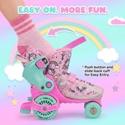 Hello Kitty EZ Roll Adjustable Roller Skates by Roller Derby, Size 11-2