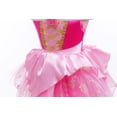 thumbnail image 6 of QEFJNO Baby Girls Princess Dress Up Clothes Off-shoulder Birthday Romper Tutu Dress with Headband Halloween Christmas Party Outfits, 6 of 11