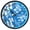 Blue White Flower, variant on Dailycode Night Light Wall Clock Glow in The Dark 12 inch Battery Operated Silent Luminous Clocks, Cute Little Dinosaur and Flower