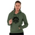 thumbnail image 4 of Cosmos Astronaut Space Stylish Unisex Plus Fleece Graphic Hoodie Brisco Brands 2X, 4 of 5