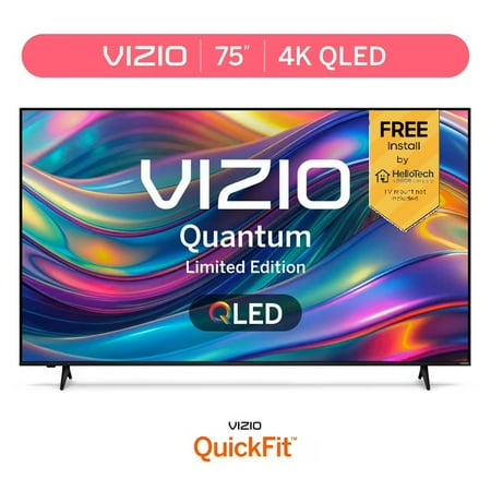 VIZIO 75" Class Quantum 4K QLED HDR Smart TV - M75Q6x-L4