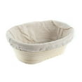 thumbnail image 7 of Bread Proofing Basket ? The Functional Bread Baking Basket Made Of Natural Rattan (oval) 21*15*8CM, 7 of 7