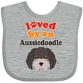 thumbnail image 3 of Inktastic Aussiedoodle Dog Boys or Girls Baby Bib, 3 of 4