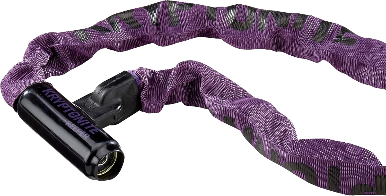 Bike Chain Lock, 2.8 Feet Long Heavy Duty Anti-Theft Bicycle Chain Lock with Keys for Bike, Motorcycle, Scooter, Bicycle, Door, Gate, Fence