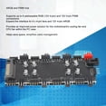 thumbnail image 3 of 4PIN ARGB Hub, High Performance Multi Connection Easy Install 4 PIN Cooling Fan PWM Hub  for Computer Cooling Fan, 3 of 7
