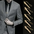 thumbnail image 2 of GKNET Men Tie Clip Pin Business Clasp Necktie Clip Clasp Delicate Jewelry Short Clip Classic-14, 2 of 9